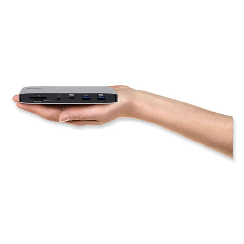 Image of Kensington® SD2480T Thunderbolt 3 Dual 4K Docking Station, Silver/Black