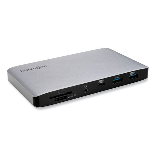 Image of Kensington® SD2480T Thunderbolt 3 Dual 4K Docking Station, Silver/Black