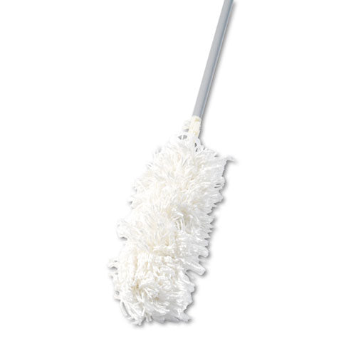 Image of Rubbermaid® Commercial Hiduster Dusting Tool With Angled Launderable Head, 51" Extension Handle