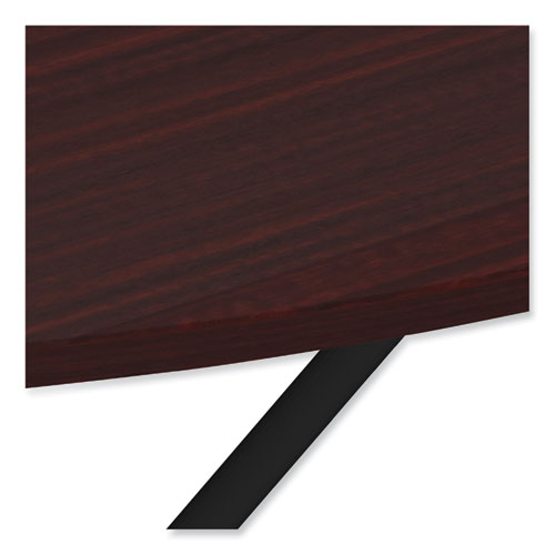 Image of Alera® Round Wood Folding Table, 59" Diameter x 29.13h, Mahogany