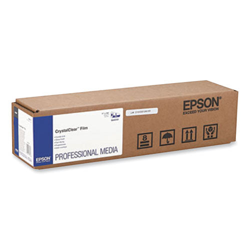 Image of Epson® Crystalclear Film, 24" X 100 Ft, Glossy Clear