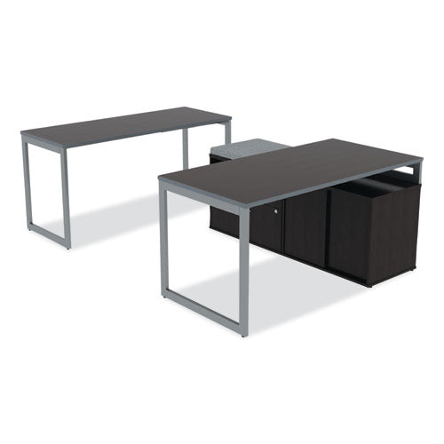 Image of Alera® Alera Open Office Desk Series Low Storage Cabinet Credenza, Woodgrain Laminate, 29.5w x 19.13d x 22.78h, Espresso
