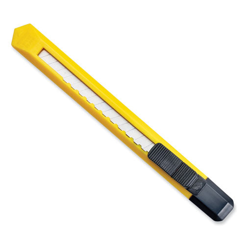 Image of Stanley® Quick Point Utility Knife, 9 mm Blade, Yellow/Black