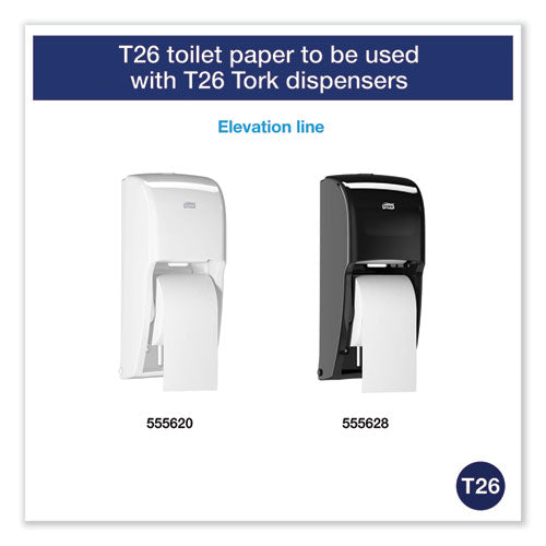 Image of Tork® Advanced High Capacity Bath Tissue, Septic Safe, 2-Ply, White, 1,000 Sheets/roll, 36/carton