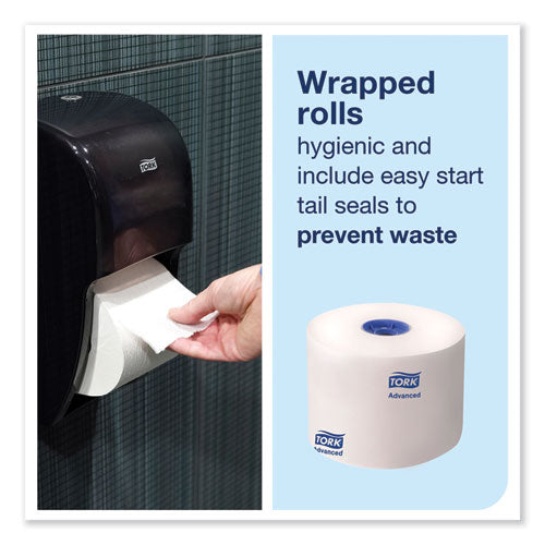 Image of Tork® Advanced High Capacity Bath Tissue, Septic Safe, 2-Ply, White, 1,000 Sheets/roll, 36/carton