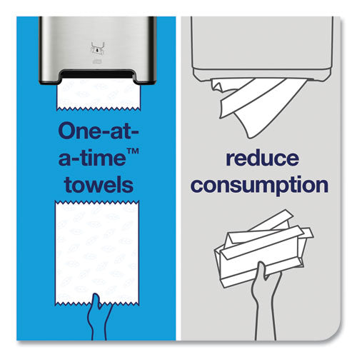 Image of Tork® Image Design Matic Hand Towel Roll Dispenser, 13.58 X 8.07 X 15.75, Stainless Steel