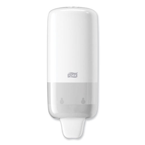 Image of Tork® Elevation Liquid Skincare Dispenser, 1 L Bottle; 33 Oz Bottle, 4.4 X 4.5 X 11.5, White