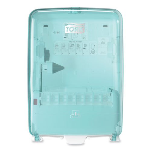 Image of Tork® Washstation Dispenser, 12.56 X 10.57 X 18.09, Aqua/white