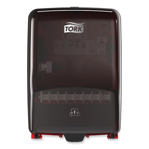 Image of Tork® Washstation Dispenser, 12.56 X 10.57 X 18.09, Red/smoke