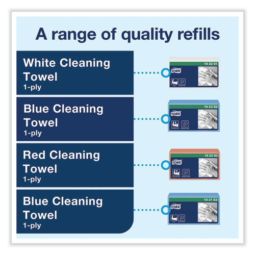 Image of Tork® Small Bracket Wiper Dispenser, 8.42 X 4.22 X 5.74, White