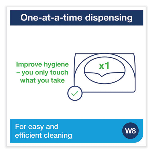 Image of Tork® Small Bracket Wiper Dispenser, 8.42 X 4.22 X 5.74, White