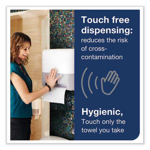 Image of Tork® Elevation Matic Hand Towel Roll Dispenser With Sensor, 13 X 8 X 14.5, White