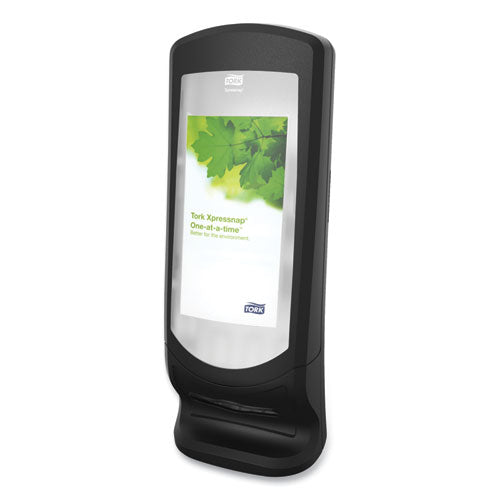Image of Tork® Xpressnap Stand Napkin Dispenser, 9.25 x 9.25 x 24.5, Black