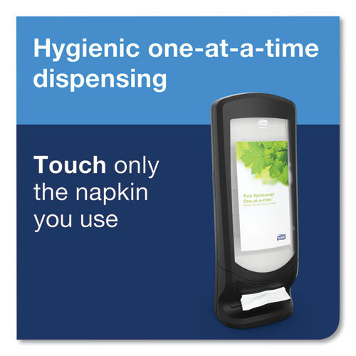 Image of Tork® Xpressnap Stand Napkin Dispenser, 9.25 x 9.25 x 24.5, Black