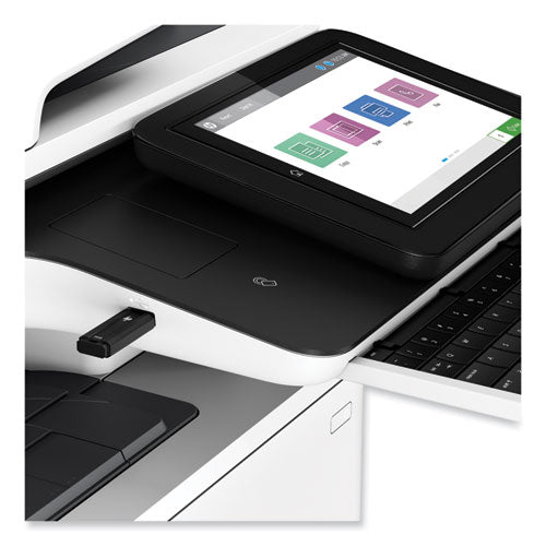 Image of HP Laserjet Enterprise Flow Mfp M528c Multifunction Laser Printer, Copy/fax/print/scan