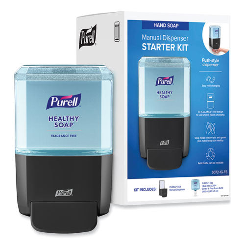 Image of PURELL® HEALTHY SOAP Gentle and Free Foam ES4 Starter Kit, 1,200 mL, Graphite