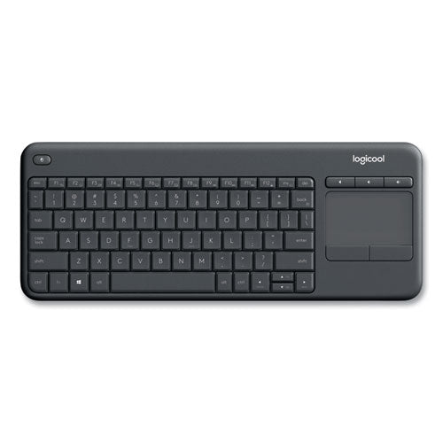 Image of Logitech® Wireless Touch Keyboard K400 Plus, Black