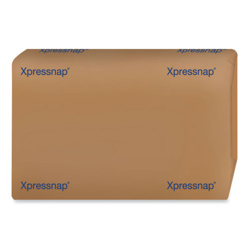 Image of Tork® Xpressnap Interfold Dispenser Napkins, 1-Ply, Bag-Pack, 13 X 8.5", White, 6000/carton