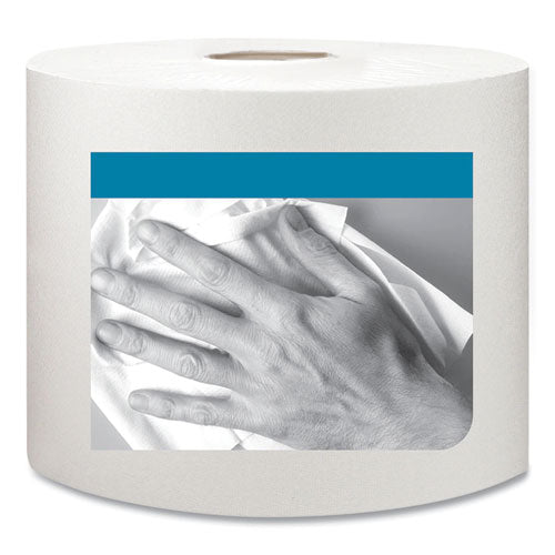 Image of Tork® Paper Wiper Plus, 9.8 X 15.2, White, 300/roll, 2 Rolls/carton