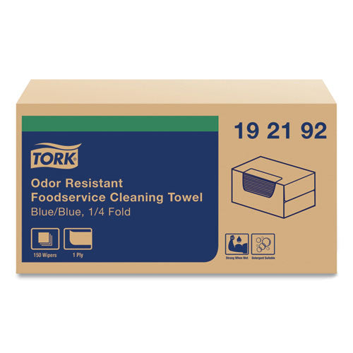 Image of Tork® Foodservice Cloth, 13 x 24, Blue, 150/Carton