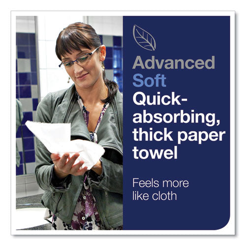 Image of Tork® Advanced Matic Hand Towel Roll, 1-Ply, 7.7" x 900 ft, White, 6 Rolls/Carton
