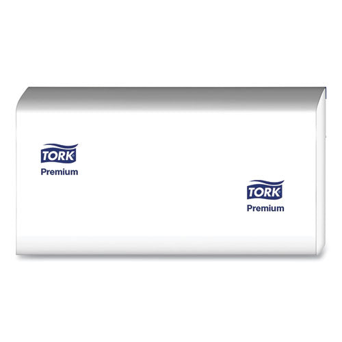 Image of Tork® Premium Multifold Towel, 1-Ply, 9 x 9.5, White, 250/Pack, 12 Packs/Carton