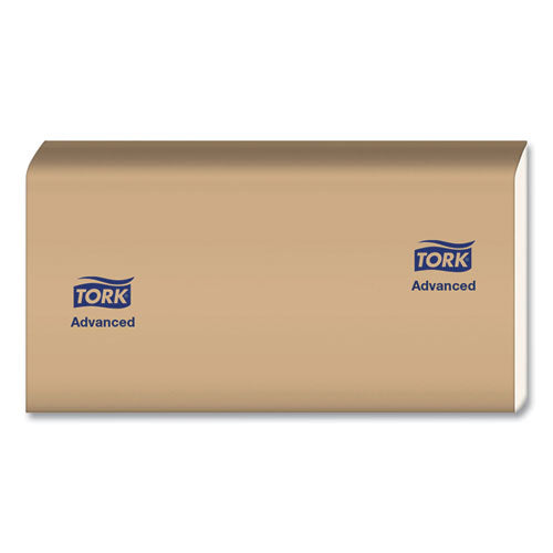 Image of Tork® Advanced Multifold Hand Towel, 1-Ply, 9 x 9.5, White, 250/Pack, 16 Packs/Carton