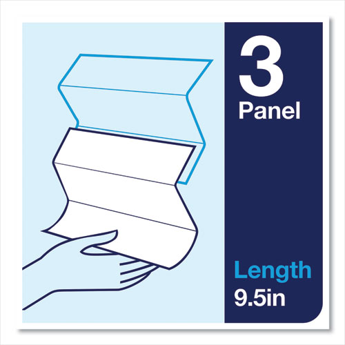 Image of Tork® Advanced Multifold Hand Towel, 1-Ply, 9 x 9.5, White, 250/Pack, 16 Packs/Carton