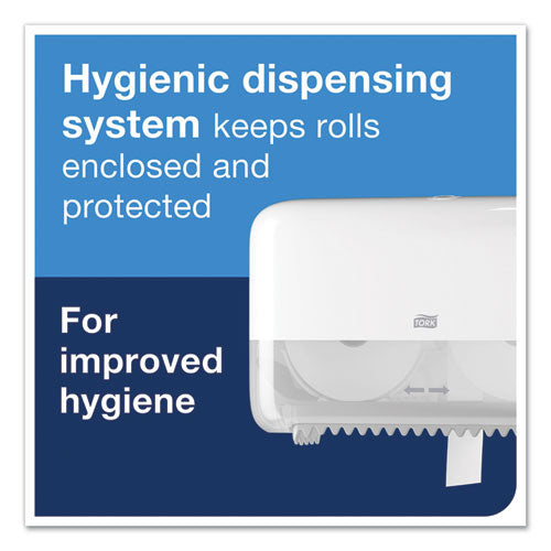 Image of Tork® Advanced High Capacity Bath Tissue, Septic Safe, 2-Ply, Coreless, White, 1,000 Sheets/roll, 36 Rolls/carton
