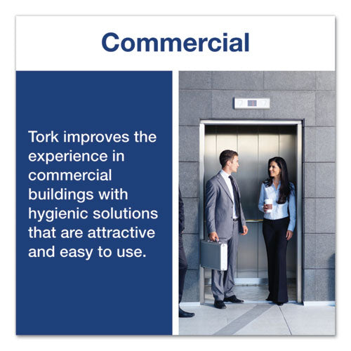 Image of Tork® Advanced Mini-Jumbo Roll Bath Tissue, Septic Safe, 2-Ply, White, 3.48" X 751 Ft, 12 Rolls/carton