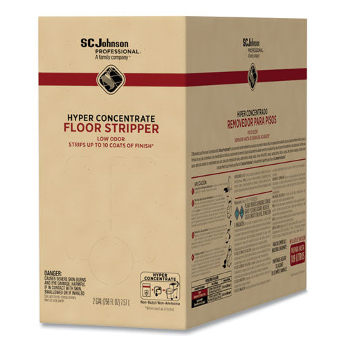 Image of SC Johnson Professional® Hyper Concentrate Floor Stripper, Low Odor, 2 gal Bag-in-Box
