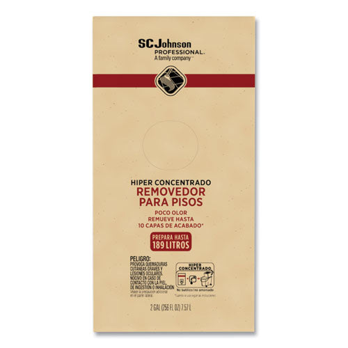 Image of SC Johnson Professional® Hyper Concentrate Floor Stripper, Low Odor, 2 gal Bag-in-Box