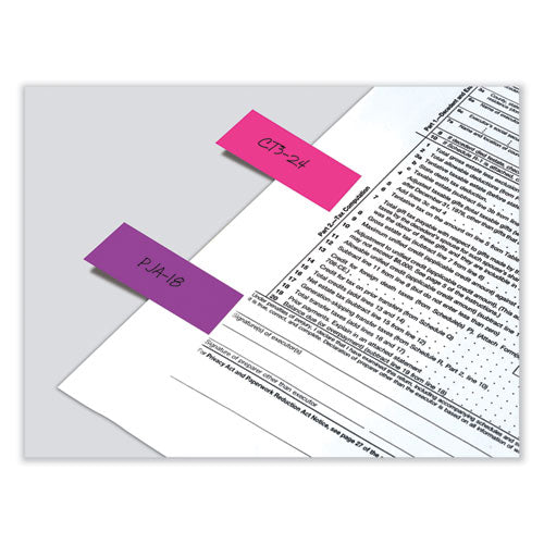 Image of Post-it® Page Flag Markers, Assorted Brights, 50 Flags/Pad, 4 Pads/Pack