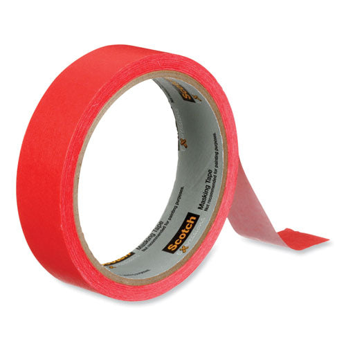 Image of Scotch® Expressions Masking Tape, 3" Core, 0.94" X 20 Yds, Primary Red