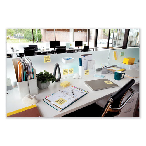 Image of Post-it® Notes Original Pads in Canary Yellow, 3" x 5", 100 Sheets/Pad, 12 Pads/Pack