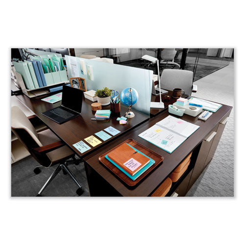 Image of Post-it® Notes Original Pads in Beachside Cafe Collection Colors, 3" x 5", 100 Sheets/Pad, 5 Pads/Pack