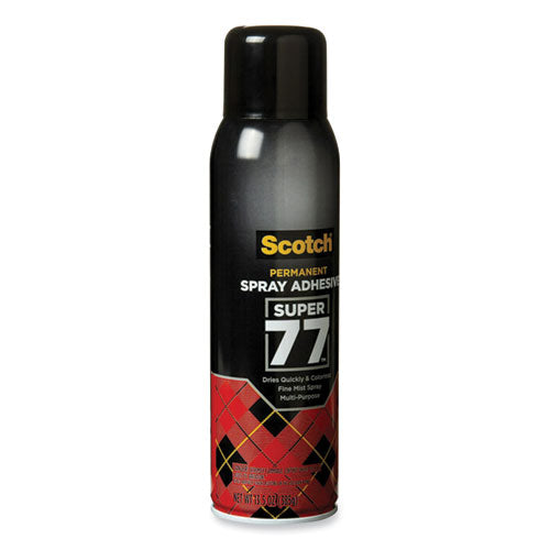 Image of Scotch® Super 77 Multipurpose Spray Adhesive, 13.57 Oz, Dries Clear