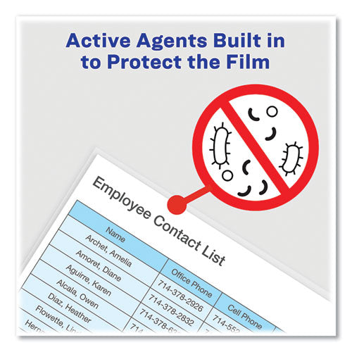 Image of Avery® TouchGuard Protective Film Sheet, 9" x 12", Matte Clear, 10/Pack