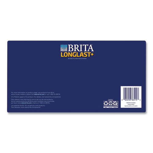 Image of Brita® Pacifica Pitcher with Longlast+ Filter, 10 Cups, White/Clear