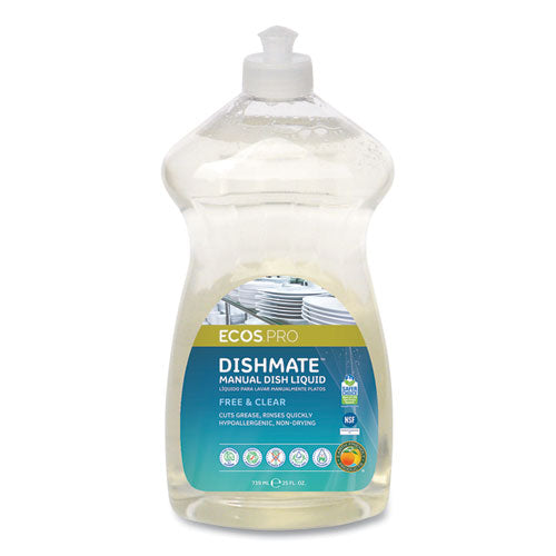 Image of ECOS® PRO Dishmate Manual Dish Liquid, 25 oz Bottle