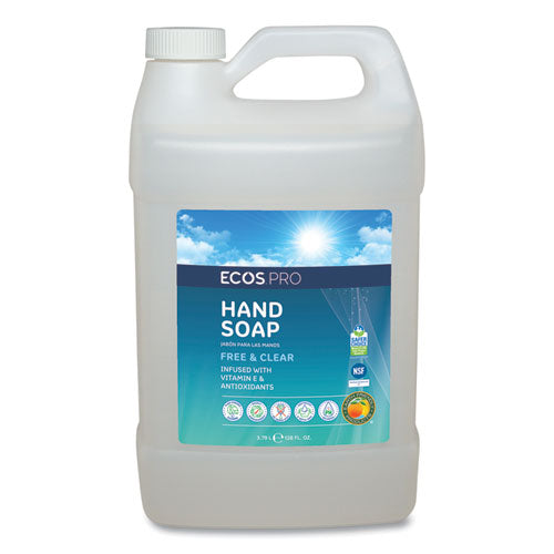 Image of ECOS® PRO Liquid Hand Soap, Free and Clear Scent, 1 gal