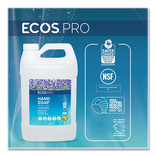 Image of ECOS® PRO Liquid Hand Soap, Lavender Scent, 1 gal