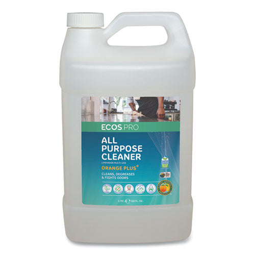 Image of ECOS® PRO Orange Plus All Purpose Cleaner and Degreaser, Citrus Scent, 1 gal Bottle