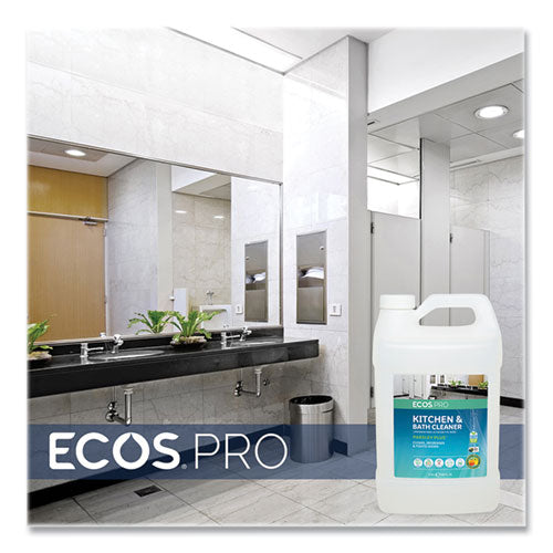 Image of ECOS® PRO Parsley Plus All-Purpose Kitchen and Bathroom Cleaner, Herbal Scent, 1 gal Bottle