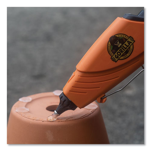 Image of Gorilla® Dual Temp Hot Glue Gun, Orange/Black