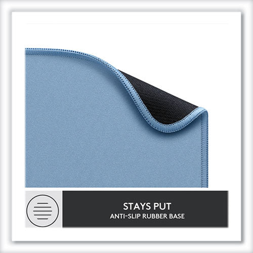 Image of Logitech® Studio Series Non-Skid Mouse Pad, 7.9 x 9.1, Blue Gray