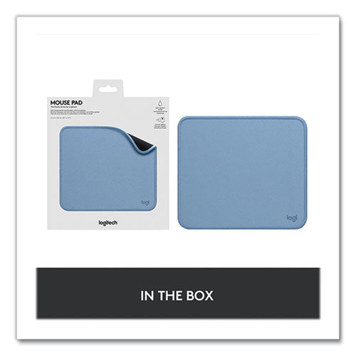 Image of Logitech® Studio Series Non-Skid Mouse Pad, 7.9 x 9.1, Blue Gray