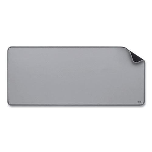 Image of Logitech® Studio Series Polyester Desk Mat, 27.5 x 11.8, Mid Gray