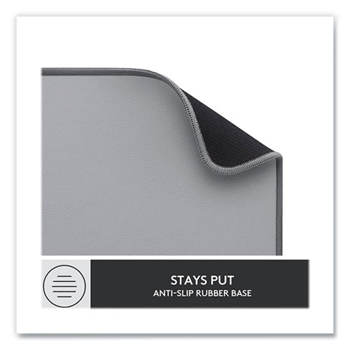 Image of Logitech® Studio Series Polyester Desk Mat, 27.5 x 11.8, Mid Gray