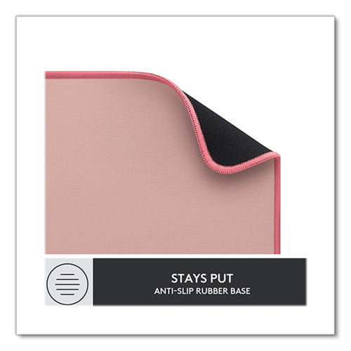 Image of Logitech® Studio Series Polyester Desk Mat, 27.5 x 11.8, Dark Rose